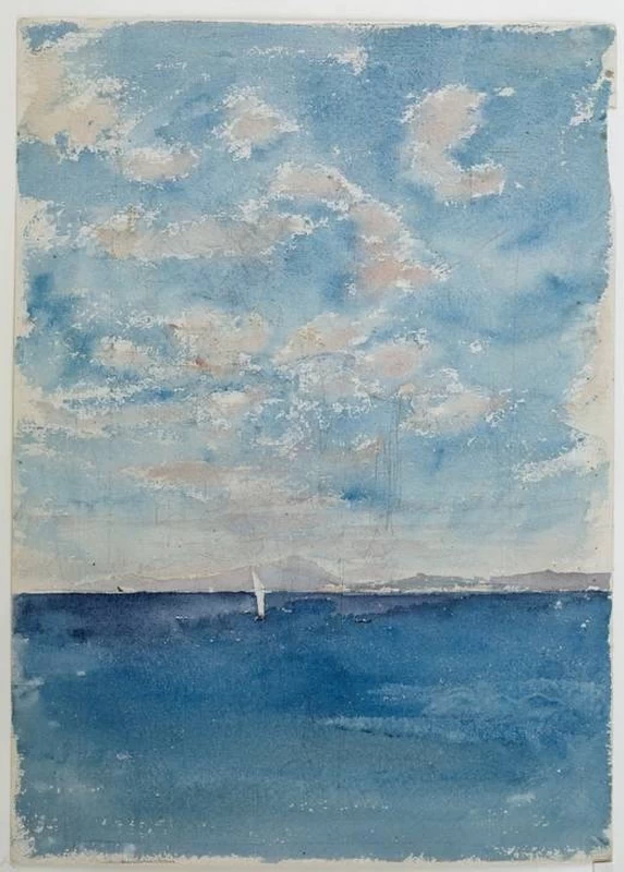 Sullo sfondo il mare e il Vesuvio - Museo del Prado, Madrid